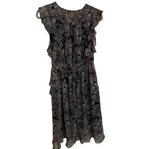 NEW DAY DRESS size XS boho RUFFLED